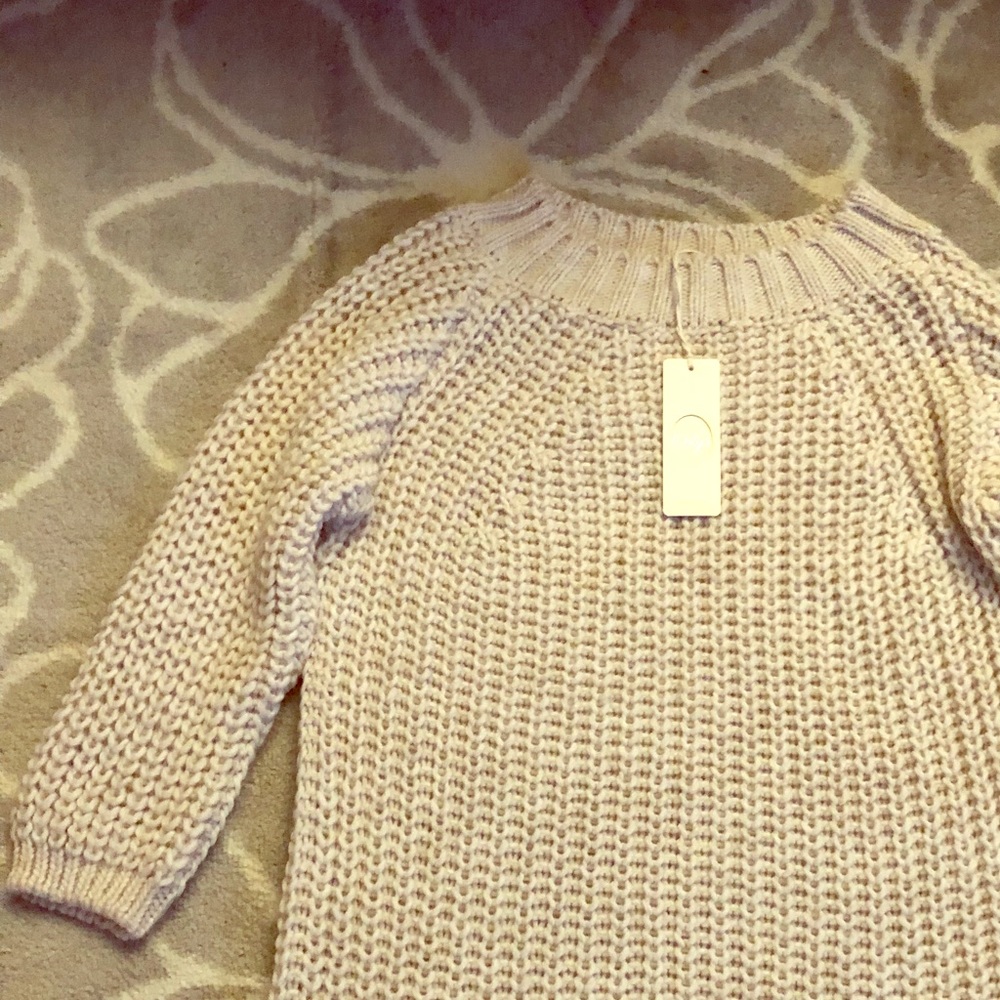 Wool Alpaca cable knit sweater dress